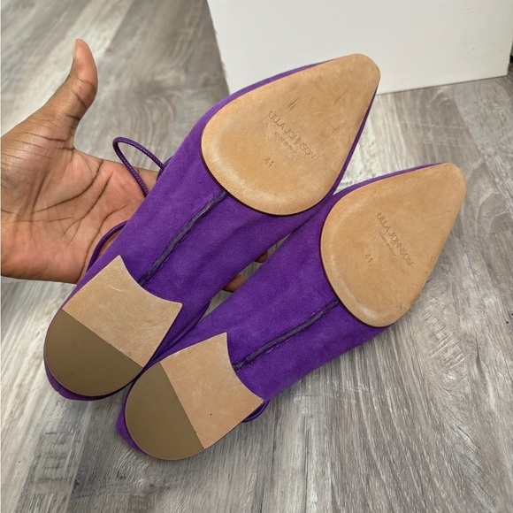 Ulla Johnson Purple Suede Flats - Picture 6 of 6